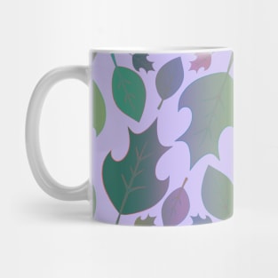 Falling Leaves Pattern - Pastel Shimmer Mug